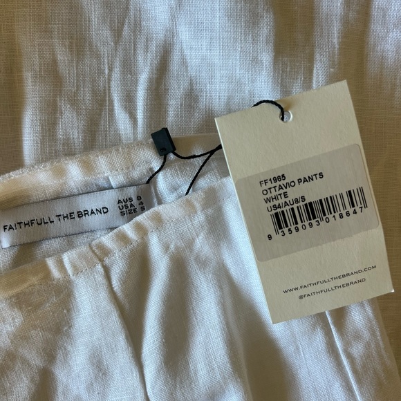 NWT Faithfull the Brand Ottavio Pants SZ 4 - Picture 9 of 10